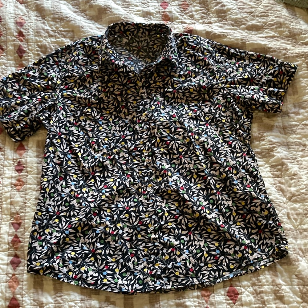 Squirrel and Owl Button Up